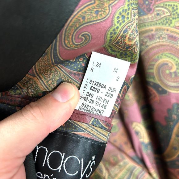 EUC Lauren Ralph‎ Lauren Wool Cashmere Blazer Mens 39R - Picture 8 of 9